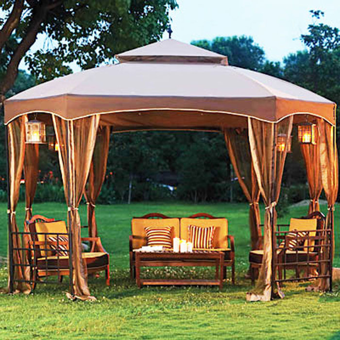 Garden Winds Sienna Octagon Gazebo Replacement Canopy Top ONLY Wayfair